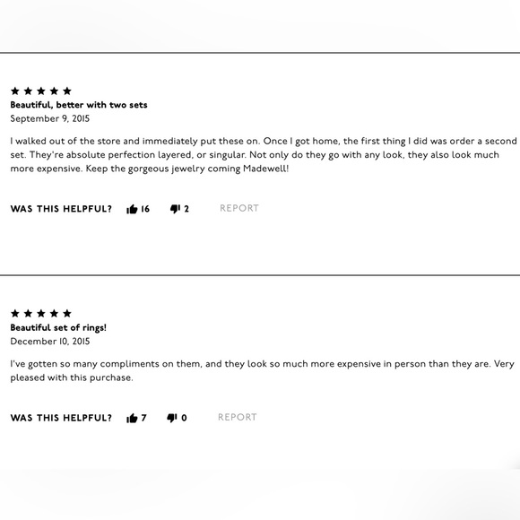 Madewell Colorblock Enamel Stacking Ring Set - Picture 8 of 11